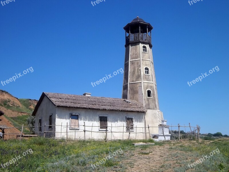 Lighthouse Sky Nature Coast Sea