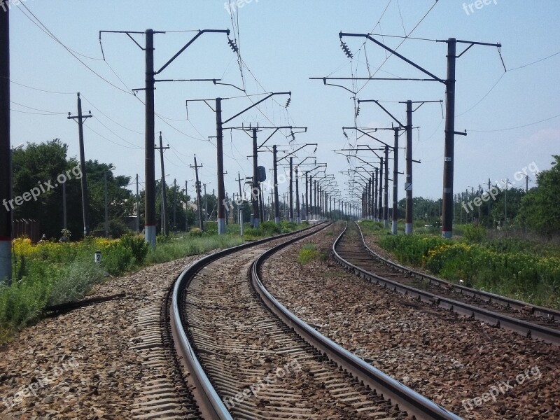 Railway Iron Road Rails The Way