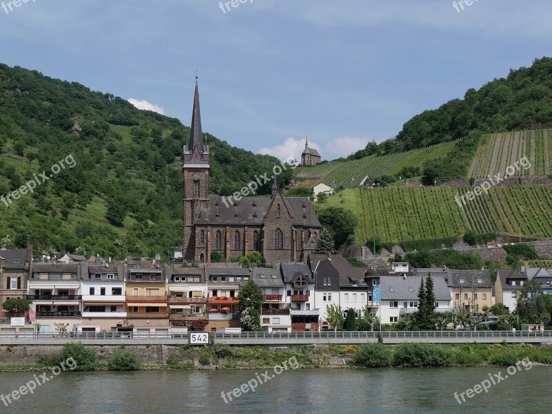 Rhine Lorch Hausen River Rhine Cruises Rhine Valley