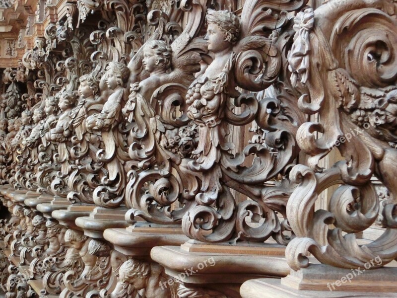 Buxheim Choir Stalls Charterhouse Wood Carving Art