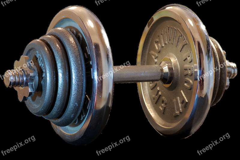 Weight Isolated Sport Health Metal