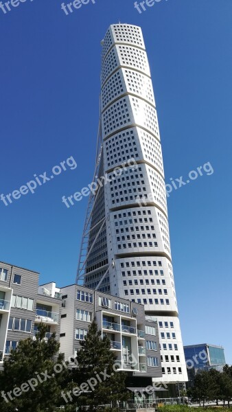 Malmoe Turning Torso Architecture Free Photos