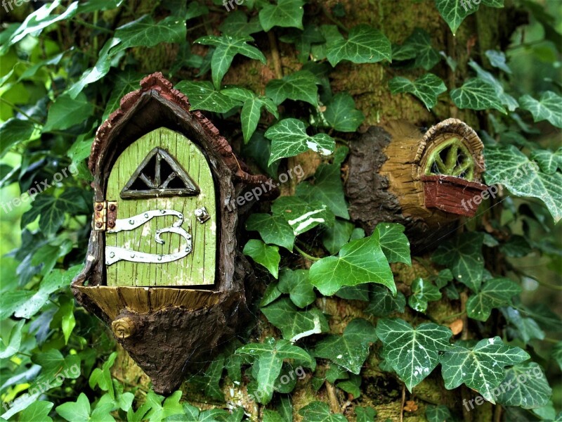 Door Fairy Garden Miniature Fantasy Free Photos