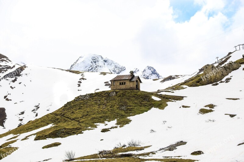 Mountain Landscape Mountain Chapel Building Religion