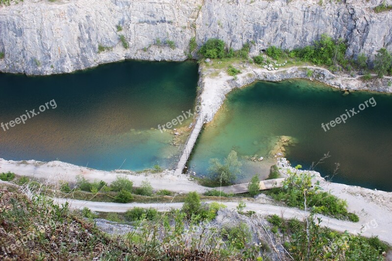 Czech Republic Limestone Quarry Limestone Mořina Beroun