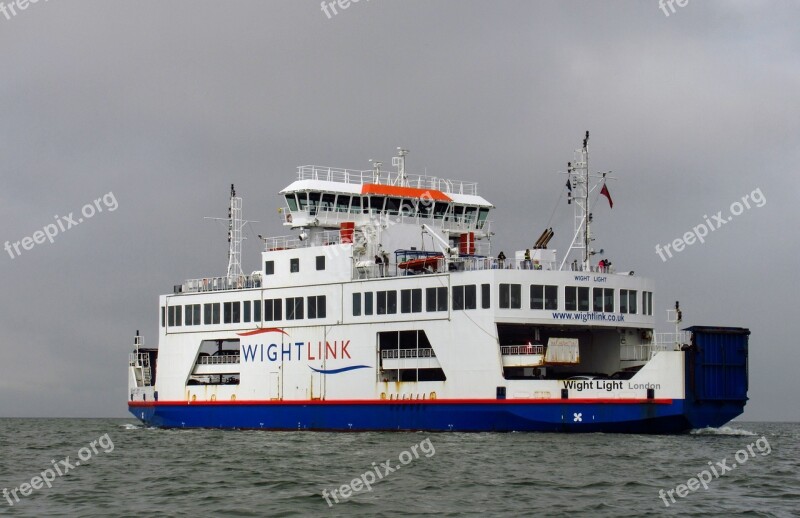 Ferry England Isle Of Wight Britain Kingdom