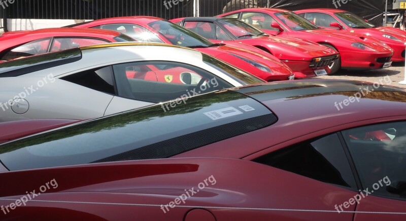 Transport Automobile Cars Ferrari Red