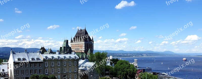 Château Frontenac Québec St-lawrence River Castle Hotel