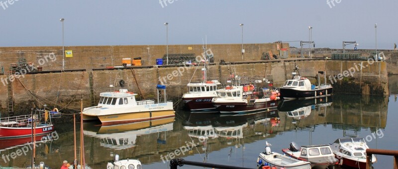 Harbour St Abbs Scotland East Coast Bay Fishing Village