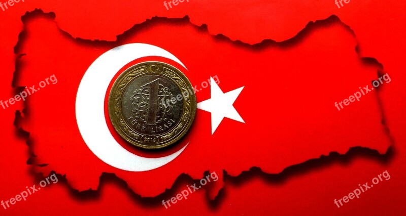 Turkey Turkish Lira Coin Money