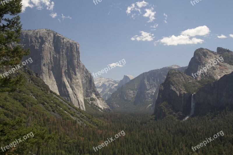 Yosemite Valley Yosemite Scenic Park Landscape