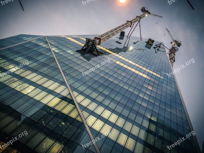 London Skyscraper Facade Architecture Building