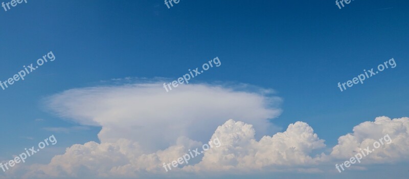 Clouds Sky Weather Cumulus Clouds Summer