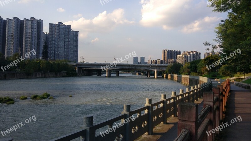 Chengdu The Government South Of The River The Scenery Free Photos