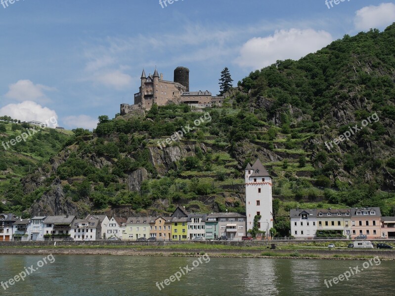 Rhine Castle Katz St Goarshausen