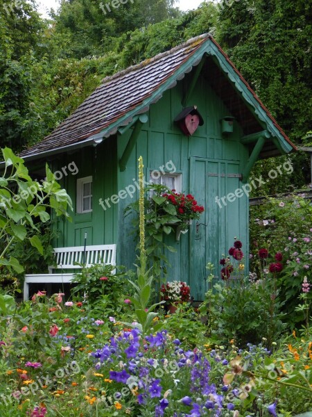 Garden Garden Shed Romance Romantic Cottage