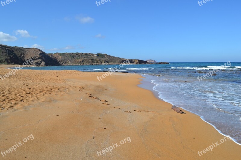 Minorca Cavalleria Balearic Islands Es Mercadal Beach