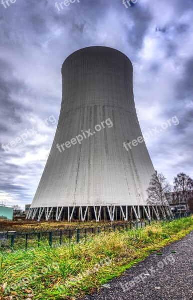 Cooling Tower Nuclear Power Plant Power Plant Energy Current