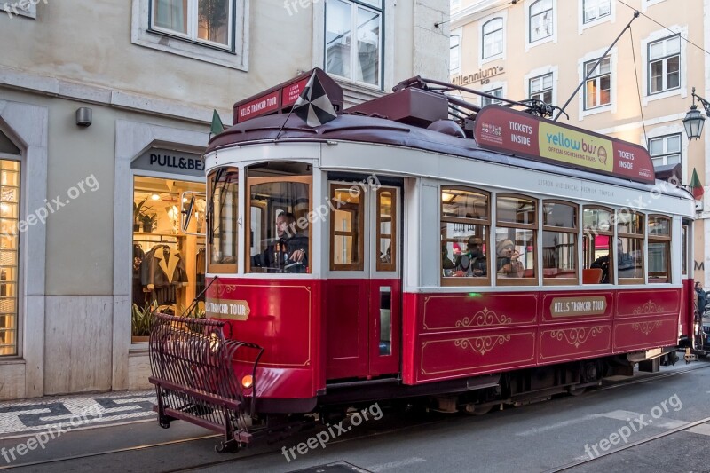 Portugal Tram Classic Rustic Tourism