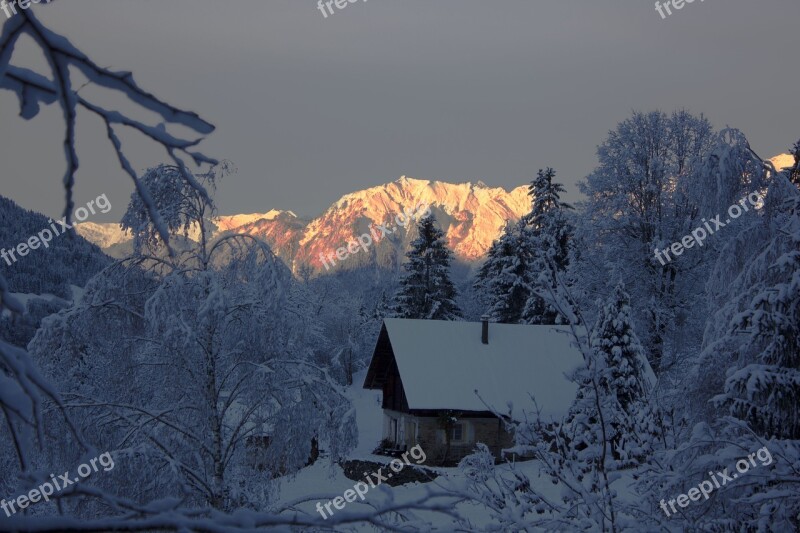 Mountain Chalet Savoie Beaufortain France Landscape