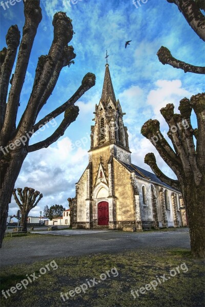 Church France Ancient Monument Religion Chapel