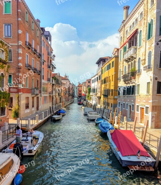 Venice Venezia Italy Canals Free Photos