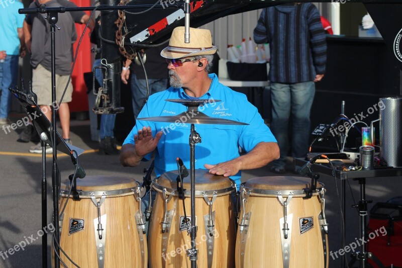 Music Band Raising Faith Bongos Perform