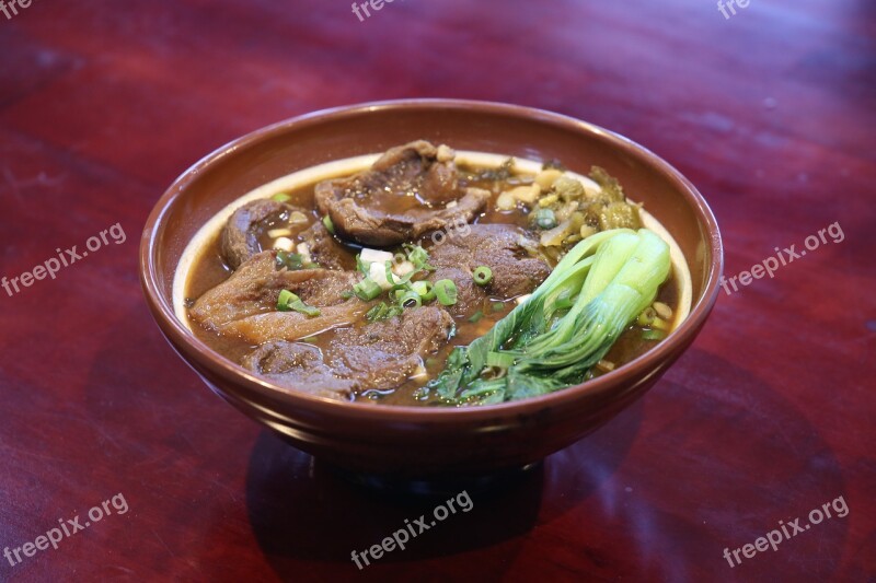 Soup Chinese Soup Beef Noodle Soup Asia Meat