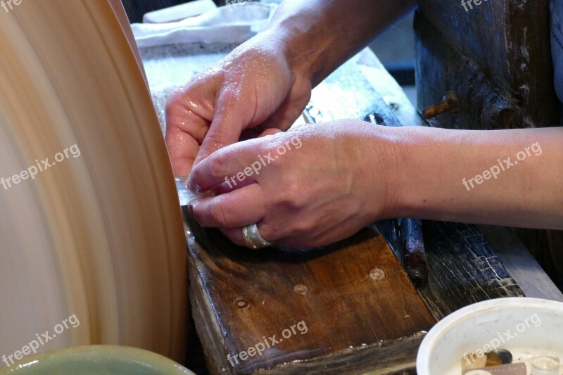 Gemstone Sharpen Sharpener Crafts Water