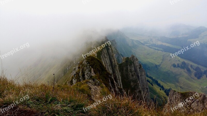 Switzerland Hiking Mountain Nature Landscape