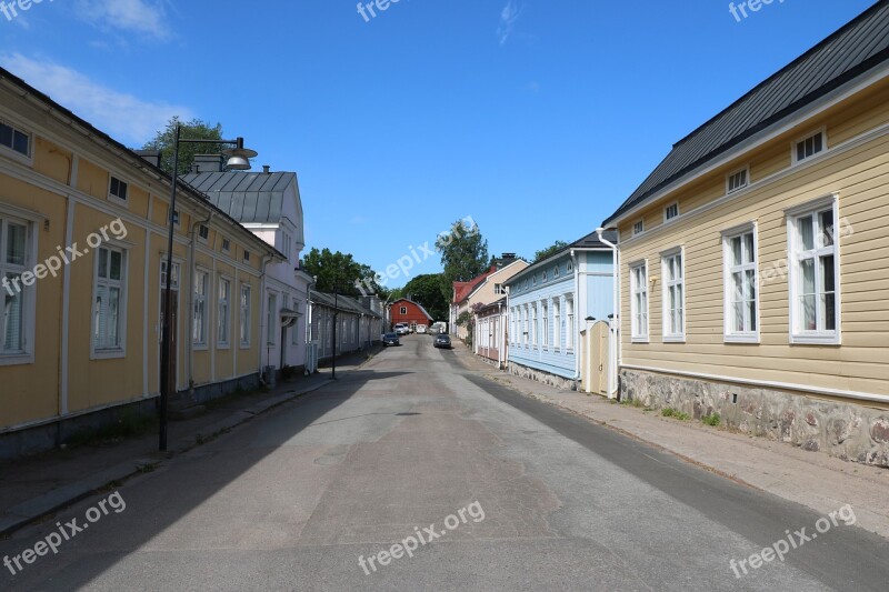 Finnish Oak Island Summer Tourism Street View