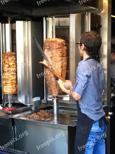 Kebab Turkey Street Food Meat Grilled