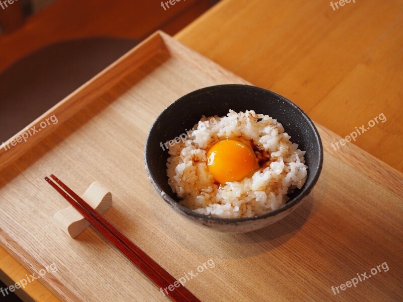 Rice Egg Japan Food Diet