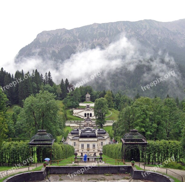 Linderhof Castle Architecture Free Photos