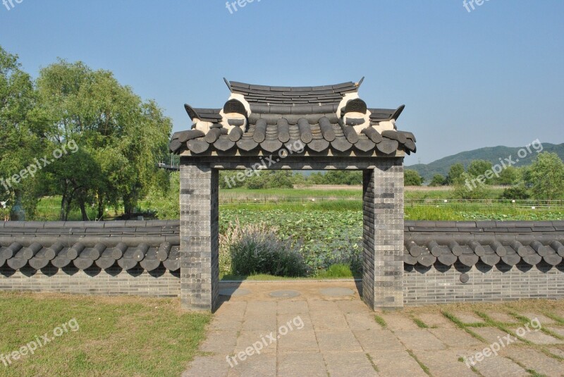 Republic Of Korea Traditional Yangpyeong Hanok Korean Traditional