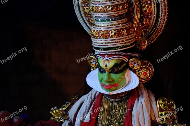 Kathakali Dance India Kerala Portraits