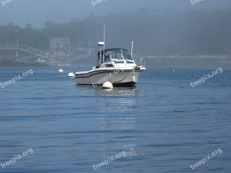 Boothbay Maine Usa Vacation Boat