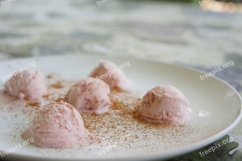 Ice Cream Ice Cream Cinnamon Fancy