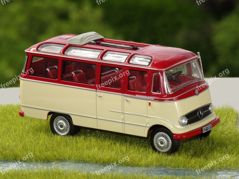 Model Car Minibus Coach Mb O 319 1 43 Scale