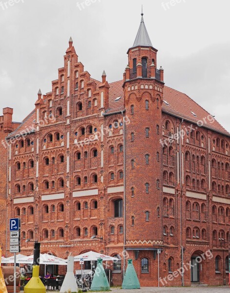 Stralsund Port Memory House Restored Gable