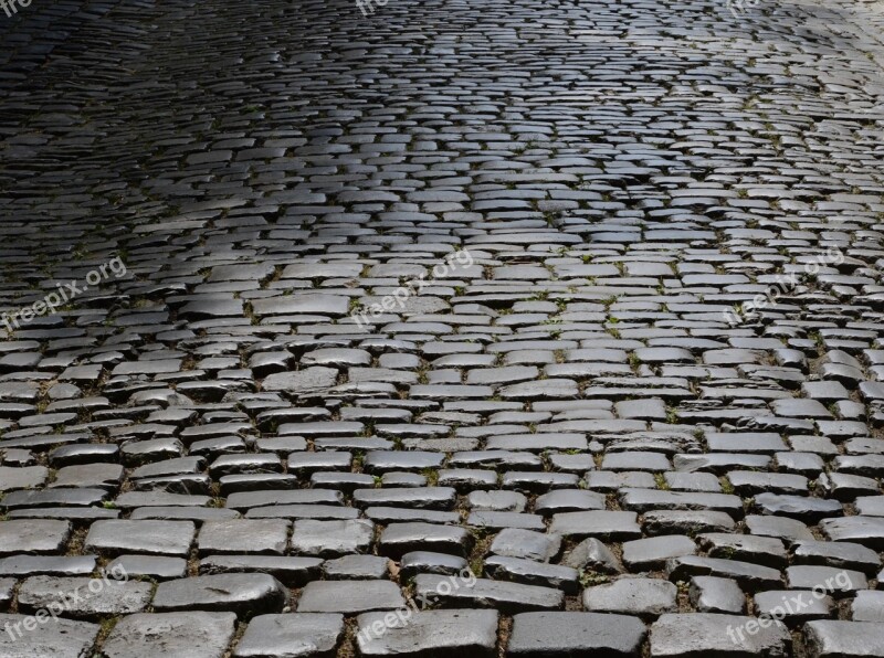 Cobblestones Road Paving Stones Patch Texture