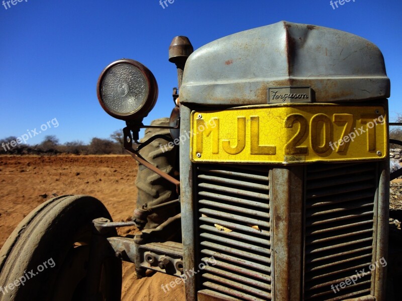 Tractor Ferguson Farming Old Machine