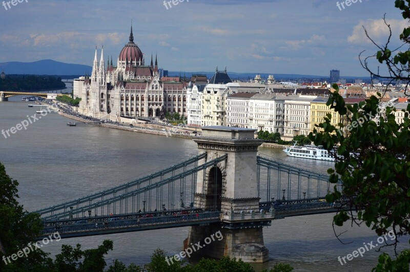 Hungary Budapest Country House Parliament Bridge