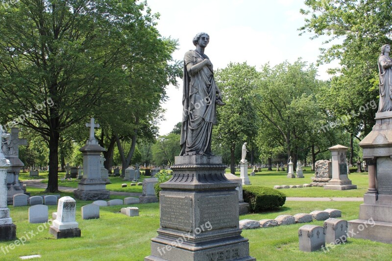 Cemetery Mt Elliott Detroit Free Photos