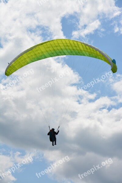 Paragliding Flight Paragliding Baptism Paragliding Free Flight Panoramic Views