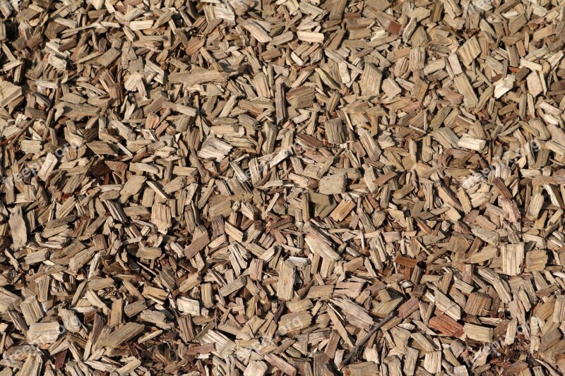 Landscape Format Background Wood Chips Ground