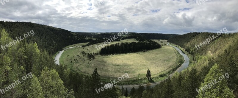 Russia Ural Tourism Nature River