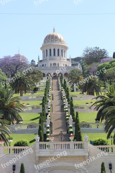 Peacock Bahai Garden Bahá ' í Faith Bahá ' í Faith Garden Bahá 'u' Lláh