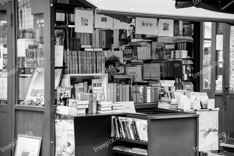 Book Kiosk Store Shop Bookstore Owner