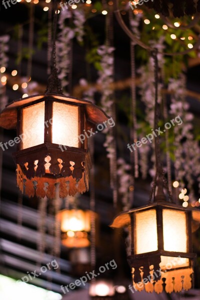 Lantern Lights Glowing Garden Decor